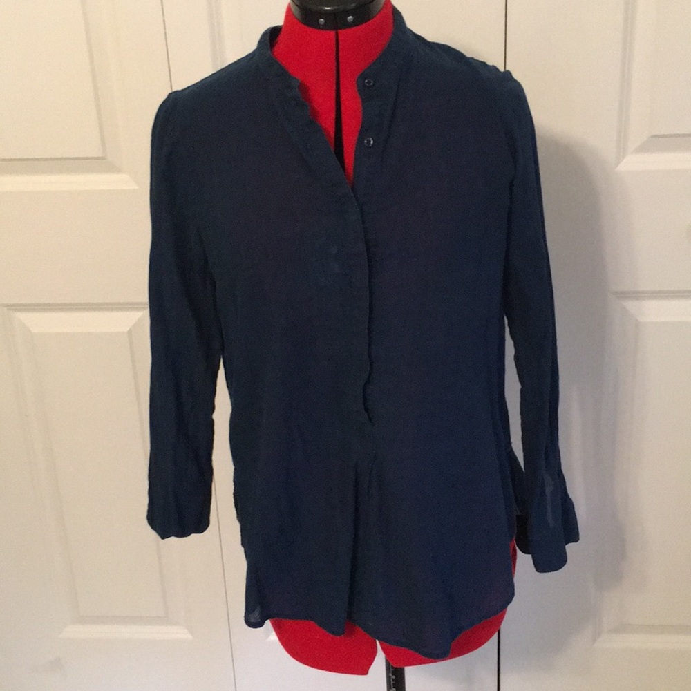 Navy Madewell Button Down